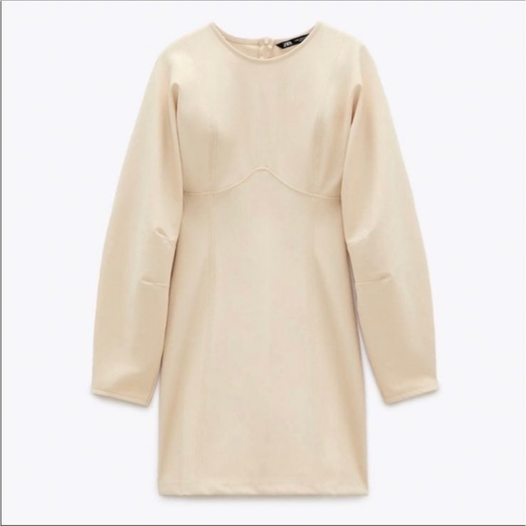 Zara Neoprene Effect Dress - Picture 3 of 11